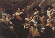 Frans Hals The Banquet of the St.George Militia Company of Haarlem  (mk45) oil on canvas